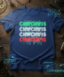 CHWCHWIS CHWCHWIS CHWCHWIS CHWCHWIS creative graphic design printed on comfortable cotton t-shirt