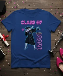 Class of 2020 Graduation Dab T-Shirt unique graphic design printed on comfortable cotton t-shirt