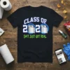 Class of 2020 $#It Just Got Real funny graduation t-shirt with toilet paper graphic