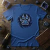 Constellation Paw Print bold graphic design printed on comfortable cotton t-shirt