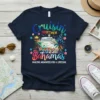 Navy t-shirt featuring colorful "Cruisin' TOGETHER 2022-25 Bahamas MAKING MEMORIES FOR A LIFETIME" text, cruise ship, palm trees, and flowers