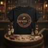CUPID'S BREWING CO. EST. text design featuring eye-catching typography on quality t-shirt