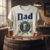 Dad COULD USE A BEER t-shirt design with a beer mug graphic and vintage border