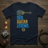 DAD. GUITAR LEGEND. unique graphic design printed on comfortable cotton t-shirt