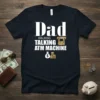 Dad Walking Talking ATM Machine t-shirt with ATM graphic and money bag icon