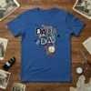 Dada Da T-Shirt with bold typography and a vintage clock graphic, perfect for Father's Day