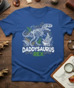 DADDYSURUS REX creative graphic design printed on comfortable cotton t-shirt
