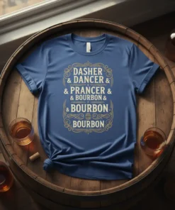 Dasher & Dancer & text design featuring creative typography on quality t-shirt