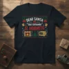 Dear Santa Sigo Esperando El Hornito humorous Christmas t-shirt design with festive graphics