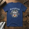 Deutschland Wolfsburg crest t-shirt with German flag and gothic-style text