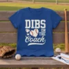 DIBS ON THE Coach baseball t-shirt design with baseball heart graphic