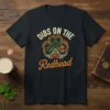 Dibs on the Redhead T-Shirt with a fiery shamrock design and Celtic knot detail