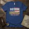Dictator or Democracy That's the Choice political statement t-shirt design with American flag background