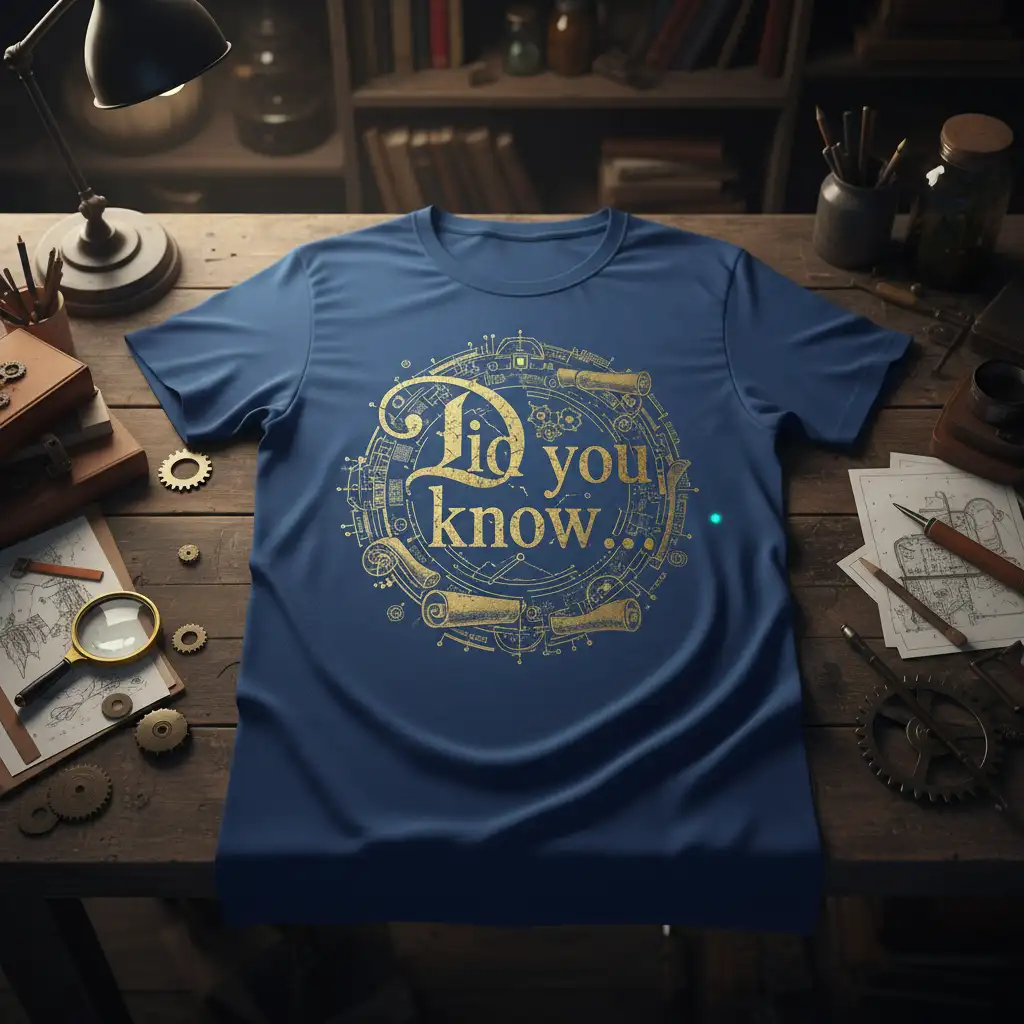 Did you know... detailed print printed on soft premium material creating a standout t-shirt