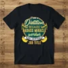 Dietitian graphic tee with text "I am a Dietitian BECAUSE BADASS MIRACLE worker ISN'T AN OFFICIAL JOB TITLE" and banana
