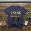 Diverticulitis Terrible Wouldn't Recommend It t-shirt with a one-star rating graphic and intestine illustration