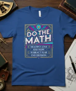 DO THE MATH MULTIPLY text design featuring detailed typography on quality t-shirt