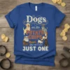 Dogs are like Potato Chips You can't have JUST ONE t-shirt design with various dog breeds illustration