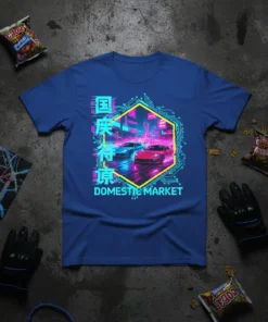 Domestic Market Japanese Cars creative graphic design printed on comfortable cotton t-shirt