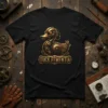 Steampunk mechanical duck design with "DUCK FEMENTIA" text, intricate gears and metallic finish