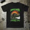 Dumpsterfire Response Team t-shirt design featuring hazmat-suited figures fighting a dumpster fire