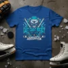 East Coast Hockey Est. 1990 Champions T-Shirt featuring a roaring bear mascot and hockey sticks