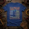 Electrician Hourly Rate If text design featuring bold typography on quality t-shirt