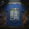 Electrician Hourly Rates funny quote t-shirt design with tiered pricing for electrical work