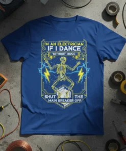 I'm an Electrician If text design featuring creative typography on quality t-shirt