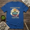 Everybody Was Tofu Fighting t-shirt with cartoon tofu characters in a fighting stance, vintage sunset background
