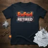 ExFed ABSOLUTELY, POSITIVELY RETIRED funny federal employee retirement t-shirt with circuit board graphics