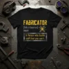 FABRICATOR noun A Person text design featuring stylish typography on quality t-shirt