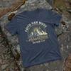 Faith Can Move Mountains Matthew 17:20 t-shirt with mountain graphic and sun/moon design