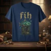fíh creative graphic design printed on comfortable cotton t-shirt