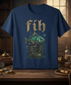 fíh creative graphic design printed on comfortable cotton t-shirt