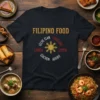 FILIPINO FOOD LECHE FLAN text design featuring creative typography on quality t-shirt