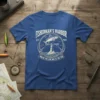 FISHERMAN'S HARBOR EST. 1982 text design featuring stylish typography on quality t-shirt
