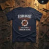 Fixologist Tools & Tenacity Problem Solved t-shirt design with wrench and gear graphic