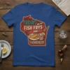 Wisconsin outline graphic with "Fridays ARE FOR FISH FRYS AND FASHIONEDS" text, featuring fried fish and a cocktail