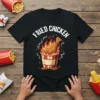 Fried Chicken T-Shirt unique graphic design printed on comfortable cotton t-shirt