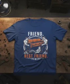 FRIEND. BEST FRIEND. detailed graphic design printed on comfortable cotton t-shirt