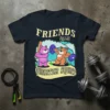 Friends Don't Let Friends Quarter Squat t-shirt with two cartoon bears lifting weights and holding a baseball bat