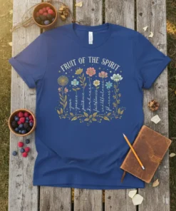 Fruit of the Spirit T-Shirt unique graphic design printed on comfortable cotton t-shirt