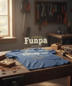 Funpa noun fuhn-pah 1. text design featuring eye-catching typography on quality t-shirt
