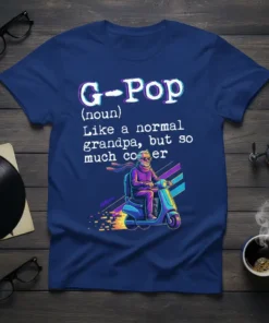 G-Pop (noun) Like a text design featuring unique typography on quality t-shirt