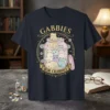Gabbies For Crabbies Cat Jar T-Shirt featuring multiple cute cats inside a glass jar with decorative flowers and text