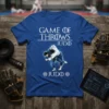 Game of Throws Judo t-shirt design featuring white text and a graphic of two judokas grappling