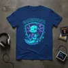 Gamesolotl text above a cute axolotl character wearing headphones and holding a game controller on a t-shirt