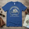 Gatlinburg Tennessee Great Smoky Mountains t-shirt design with a bear and mountains graphic