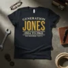 Generation Jones 1954 to 1965 Not Boomer Not X t-shirt design in yellow and white text